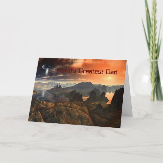 世界ですばらしいパパ カード (正面)