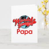 世界ですばらしいパパ カード (黄色い花)