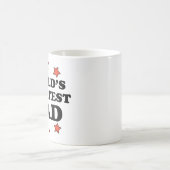 世界ですばらしいパパ コーヒーマグカップ (中央)