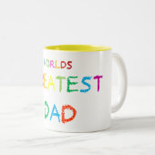 世界ですばらしいパパ ツートーンマグカップ (正面右)