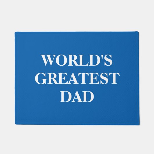世界ですばらしいパパ ドアマット (正面)