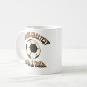 世界ですばらしいフットボールのコーチ コーヒーマグカップ (正面左)