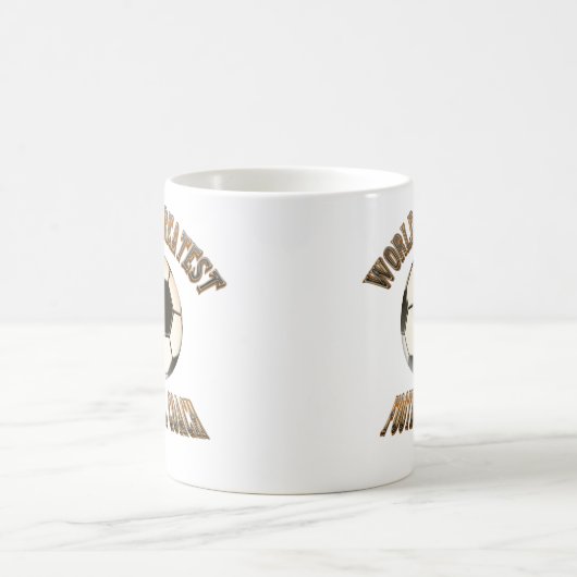 世界ですばらしいフットボールのコーチ コーヒーマグカップ (中央)