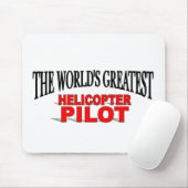 世界ですばらしいヘリコプターのパイロット マウスパッド (マウス)