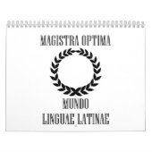 世界ですばらしいラテン系の先生(メス) カレンダー (カバー)