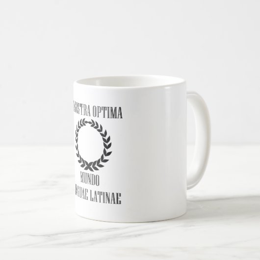 世界ですばらしいラテン系の先生(メス) コーヒーマグカップ (正面右)