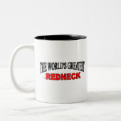 世界ですばらしいレッドネック ツートーンマグカップ (左)