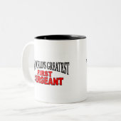 世界ですばらしい中隊先任下士官 ツートーンマグカップ (正面左)