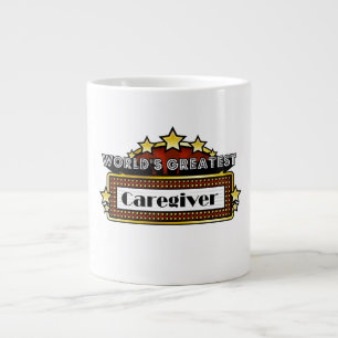 世界ですばらしい介護者 ジャンボコーヒーマグカップ