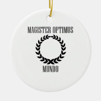 世界ですばらしい先生(男性) セラミックオーナメント