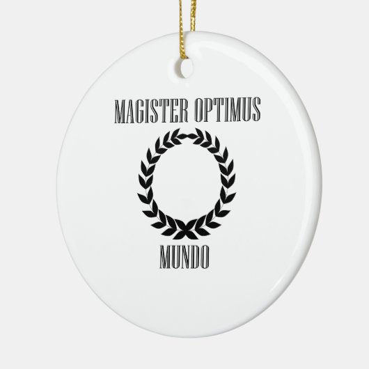 世界ですばらしい先生(男性) セラミックオーナメント (左)