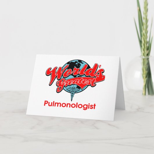 世界ですばらしい呼吸器科医 カード (正面)