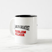 世界ですばらしい問題解答者 ツートーンマグカップ (正面左)