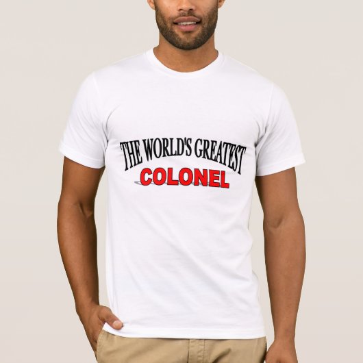 世界ですばらしい大佐 Tシャツ (正面)