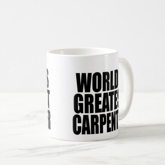 世界ですばらしい大工 コーヒーマグカップ (正面右)