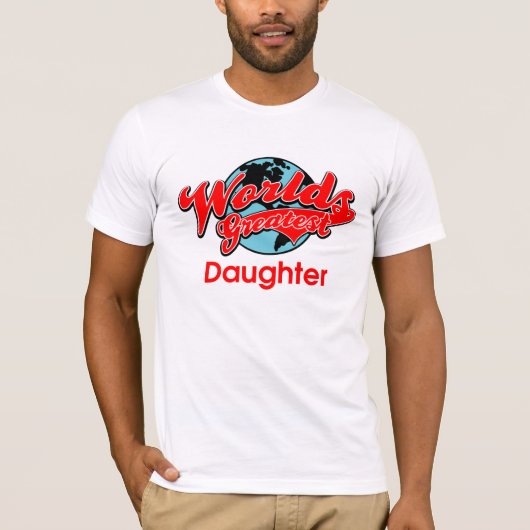 世界ですばらしい娘 Tシャツ (正面)