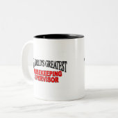 世界ですばらしい家計のスーパーバイザー ツートーンマグカップ (正面左)