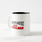 世界ですばらしい市会議員 ツートーンマグカップ (正面左)