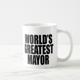 世界ですばらしい市長 コーヒーマグカップ