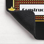 世界ですばらしい建設作業員 マウスパッド (コーナー)