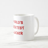 世界ですばらしい怠け者 コーヒーマグカップ (正面右)