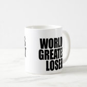 世界ですばらしい敗者 コーヒーマグカップ (正面右)