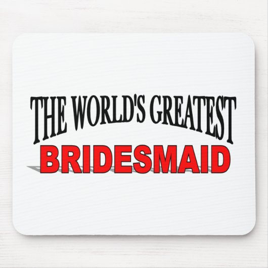 世界ですばらしい新婦付添人 マウスパッド (正面)