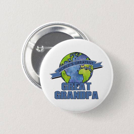 世界ですばらしい曾祖父 缶バッジ (正面&裏面)
