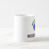 世界ですばらしい木製のカーバー コーヒーマグカップ (中央)