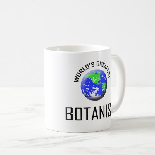 世界ですばらしい植物学者 コーヒーマグカップ (正面右)