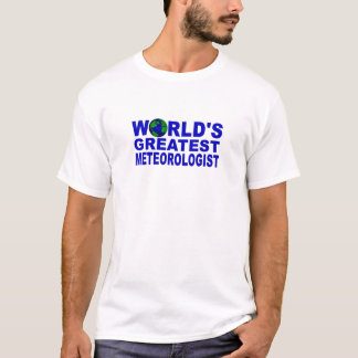 世界ですばらしい気象学者 Tシャツ