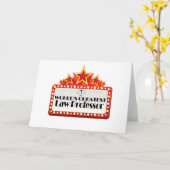 世界ですばらしい法学教授 カード (黄色い花)