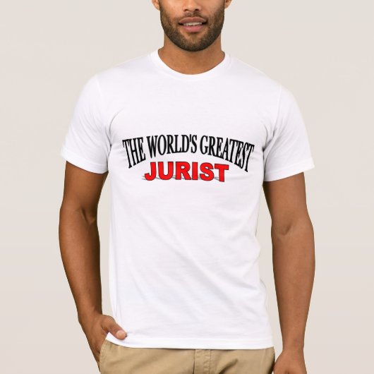 世界ですばらしい法学者 Tシャツ (正面)