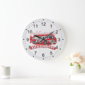 世界ですばらしい消防士 ラージ壁時計 (ホーム)