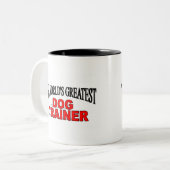 世界ですばらしい犬の調教師 ツートーンマグカップ (正面左)