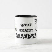 世界ですばらしい祖母 マグカップ (中央)