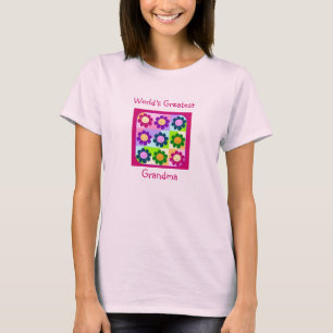 世界ですばらしい祖母 Tシャツ