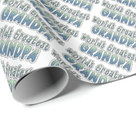 世界ですばらしい祖父の包装紙 ラッピングペーパー