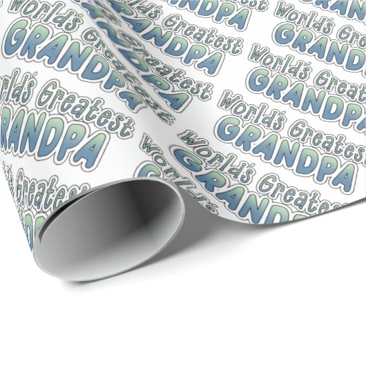 世界ですばらしい祖父の包装紙 ラッピングペーパー (ロールコーナー)