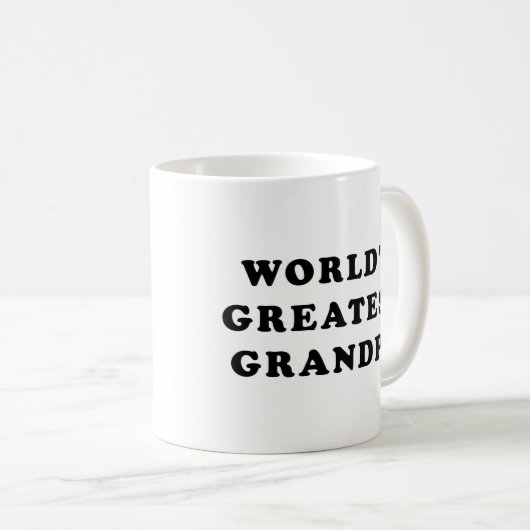 世界ですばらしい祖父 コーヒーマグカップ (正面右)
