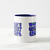 世界ですばらしい祖父 ツートーンマグカップ (中央)