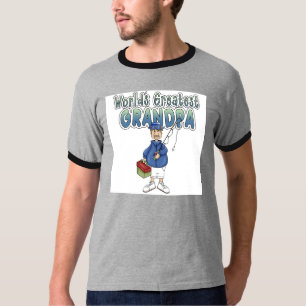 世界ですばらしい祖父 Tシャツ