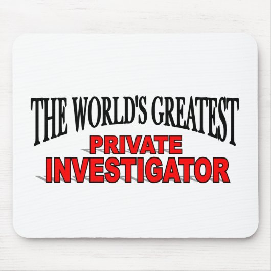 世界ですばらしい私立探偵 マウスパッド (正面)