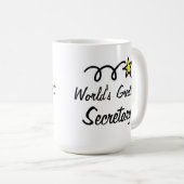 世界ですばらしい秘書-コーヒー・マグのギフト コーヒーマグカップ (正面右)