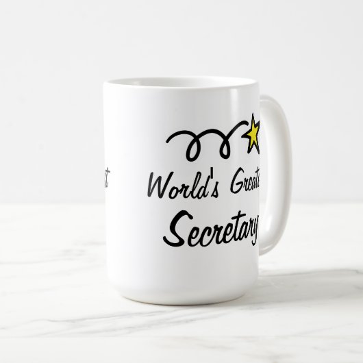 世界ですばらしい秘書-コーヒー・マグのギフト コーヒーマグカップ (正面右)