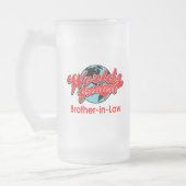 世界ですばらしい義理の兄弟 フロストグラスビールジョッキ (左)