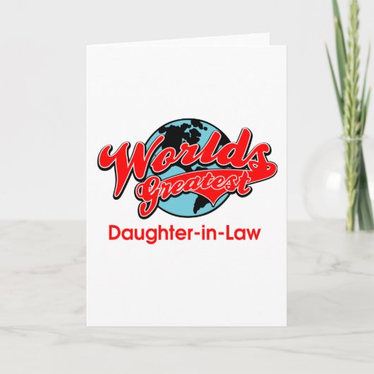世界ですばらしい義理の娘 カード (正面)