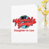 世界ですばらしい義理の娘 カード (黄色い花)