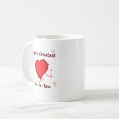 世界ですばらしい義理の息子 コーヒーマグカップ (正面左)