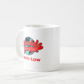 世界ですばらしい義理の息子 コーヒーマグカップ (正面左)